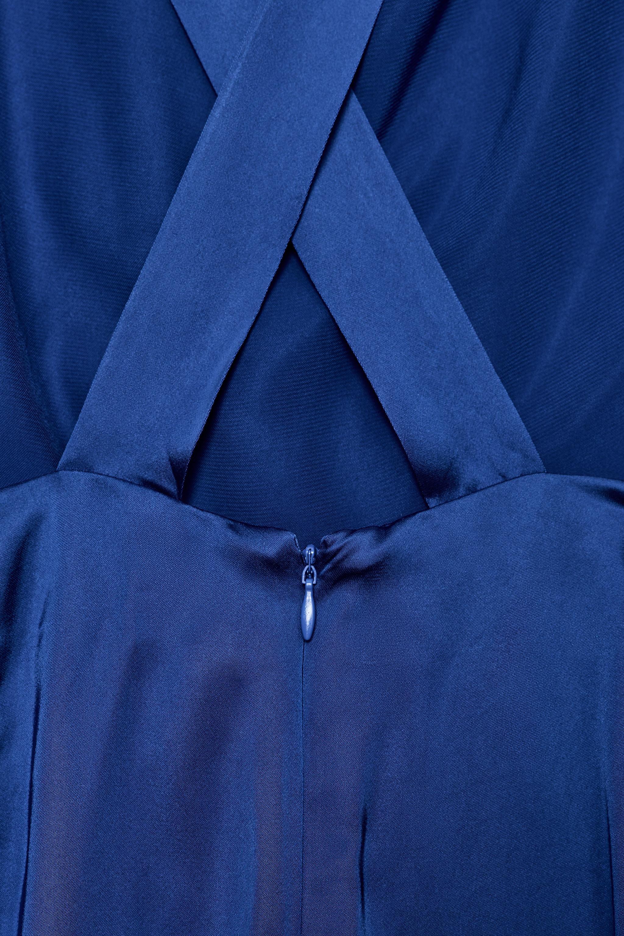 ROBE SATINÉE DRAPÉE ZW COLLECTION